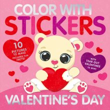 Color With Stickers: Valentine\'s Day