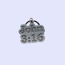 John 3:16 Keyring - Pack of 4