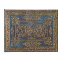 Blue Luxe Guest Book Unlined Hardcover Guest Book, 144pg, 120gsm by Paperblanks (Luxe Design)