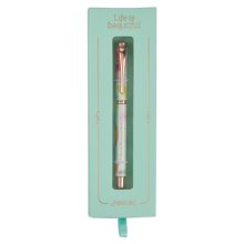 Pen in Gift Box Pink Daisies Beautiful