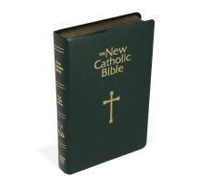 NCB New Catholic Bible Gift & Award Bible-Forest Green Imitation Leather