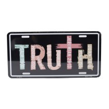 Truth Number Plate Tag