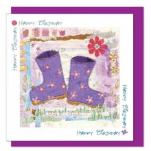 Birthday Boots Greetings Card