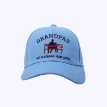 Grandpas Are Blessings From Above Blue Cap