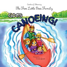 The Five Little Bees Family: Goes Canoeing