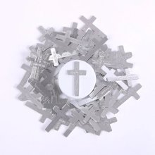 God Answers Prayers Silver Pocket Cross - Pack of 50