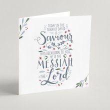 A Saviour Has Been Born Christmas Cards - 10 Pack