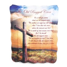 The Old Rugged Cross Quilted Throw 150 x 127cm