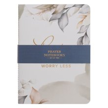 Prayer Notebook Set 2 pc Pray More Worry Less