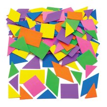 Jumbo Foam Shapes Value Pack (Pack of 150)