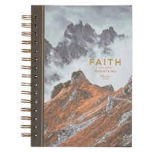 Journal Spiral-bound Brown Mountain Faith Matt. 17:20
