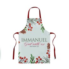 Immanuel God With Us Apron - 100% Cotton