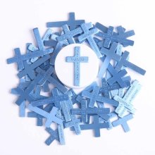 God Answers Prayers Blue Pocket Cross - Pack of 200
