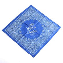 The Lord Is In Control Blue Bandana