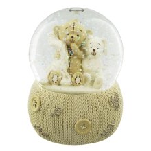 Button Corner Resin Snow Globe