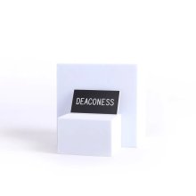 Badge Engraved Deaconess Black Pin