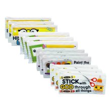 Assorted Wording Pencil Cases - Pack of 12