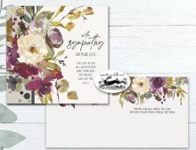 Pale Bouquet Sympathy Card
