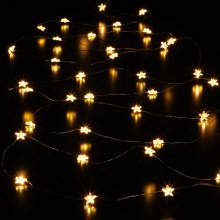 40 Warm White Mini Star Wire Lights