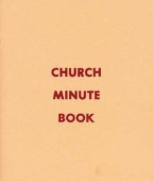 Church Minute Book