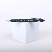 Green Man Of God Soft Touch Gift Pen