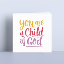 Child Of God Card - Red