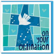 Dove & Cross Ordination Card