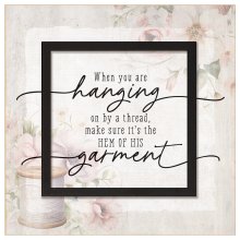 Plaque-Layered Grace-When You Are Hanging On... (6 x 6)