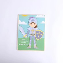 Armor Of God Girl Build-A-Kid Wooden Puzzle