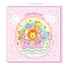 New Baby Girl Single Card