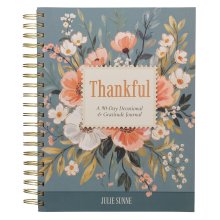 Thankful, A 90-Day Devotional and Gratitude Journal HC Spiral