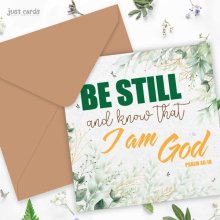 Be Still Seeded Card