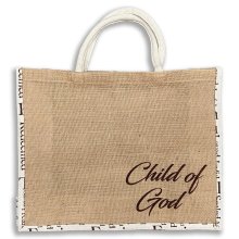 Child of God Jute Tote Bag
