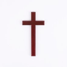 10" Cherry Wood Wall Cross