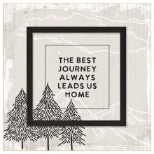 Plaque-Layered Grace-The Best Journey (6" x 6")