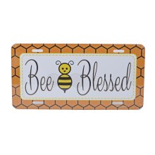 Bee Blessed Number Plate Tag
