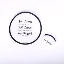 Jeremiah 29:11 Foldable Hand Fan - Pack of 6