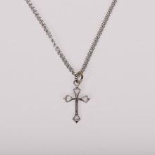16-18" Sterling Silver Cross Necklace