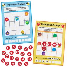 Unplugged Coding Puzzles (Pack of 5)