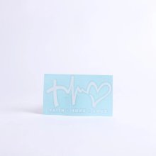 Faith, Hope, Love Auto Vinyl Decal
