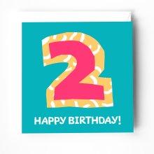 2nd birthday card with bible verse