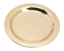 Polished Candlestick Plate D 11 cm