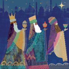 Majestic Kings (Pack of 10) Charity Christian Christmas Cards -Tearfund