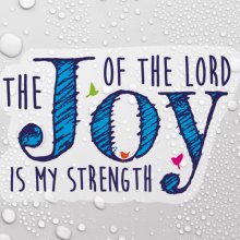 The Joy Of The Lord Vinyl Sticker