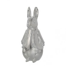 Peter Rabbit Silver plated sculpted Money Bank
