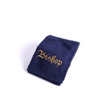Pastor Towel Bishop Navy Blue Cotton