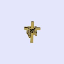 Cross With Robe Lapel Pin - Pack of 3
