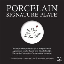 Porcelain Signature Plate