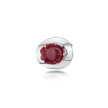 Sterling Silver Poppy Brooch(Lge Oval)**Pb02**