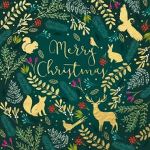 Christmas Cards: British Wildlife (Pack of 4)